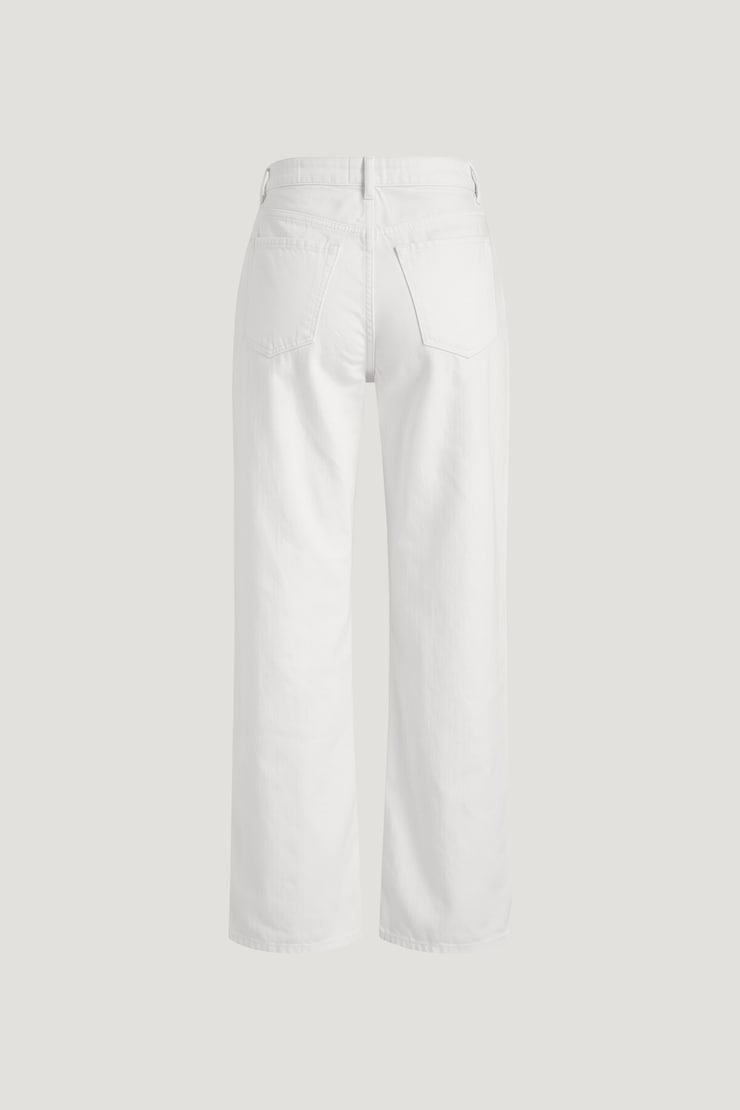 Kennedy High Rise Barrel Leg Jeans Ecru large