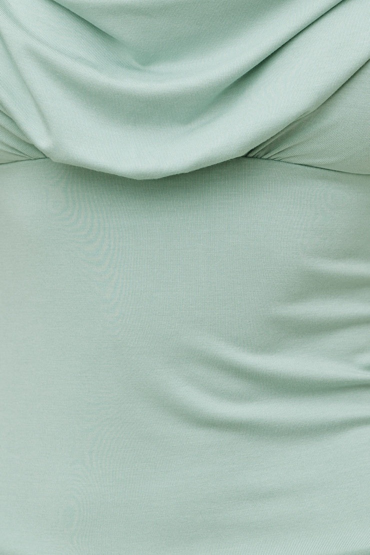 Draped Scoop Neck Top