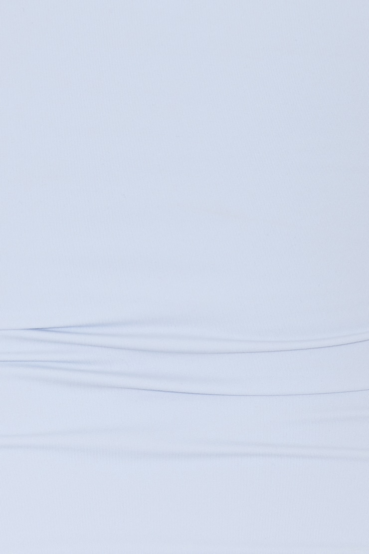 Sleek Longline Tube Top, Blue Flirt, large