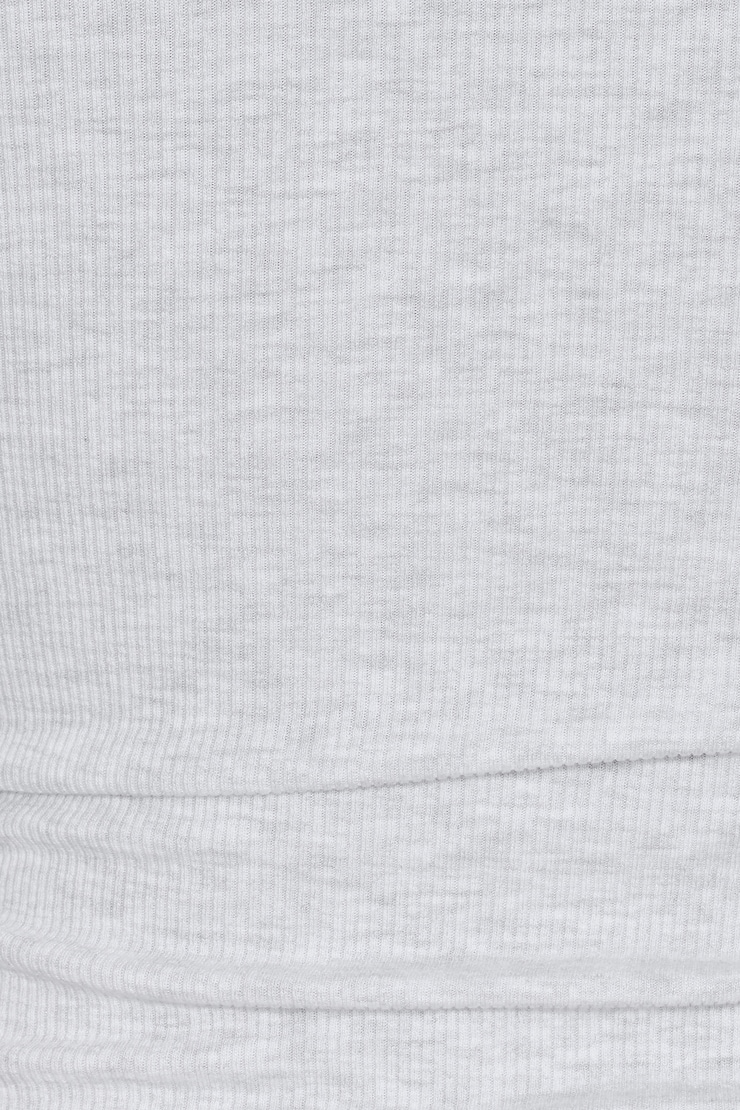 SnatchRib Crossover Longsleeve Top, Spring Grey Mix, large