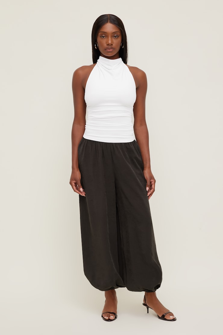Bry Sculpt Halter Top Bright White large