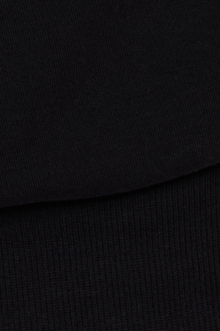 StretchTerry™ Off Shoulder Top, Jet Black, large