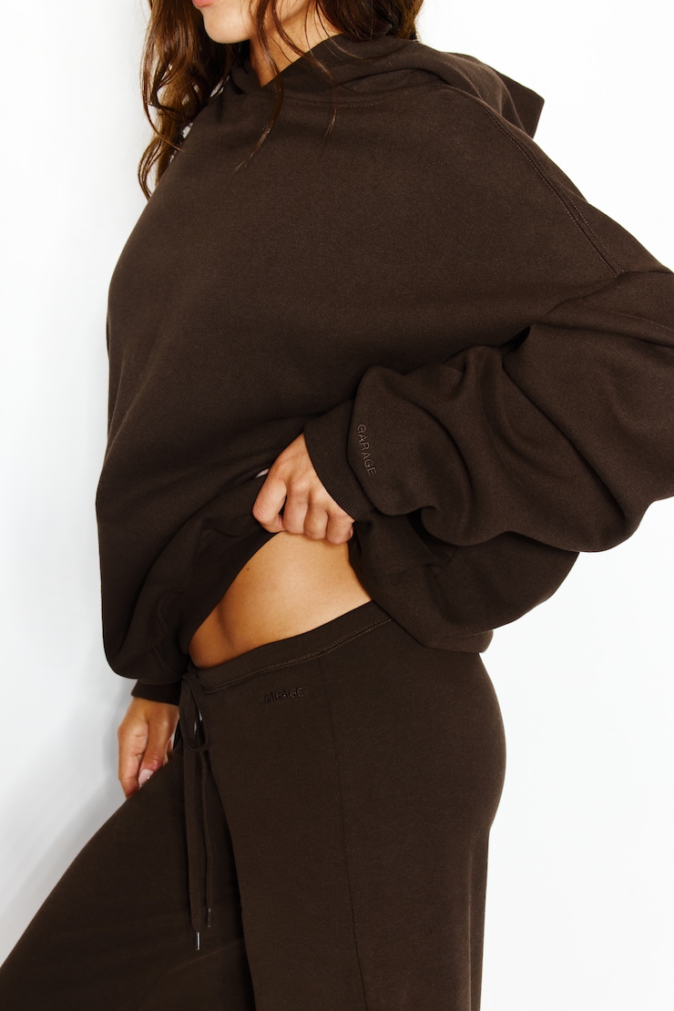 UltraFleece Hoodie, Armadillo Brown, large