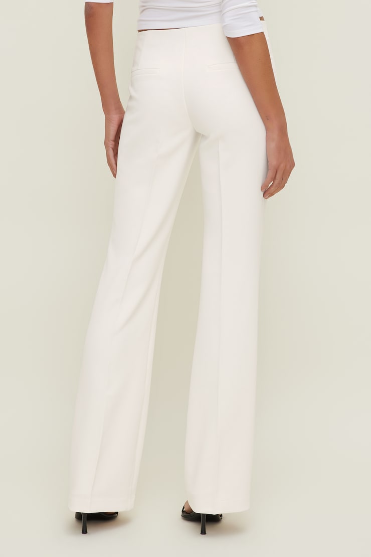 Frankie Low Rise Bootcut Pants Calming Off White large