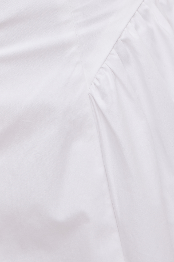 Minirobe à col licou en popeline