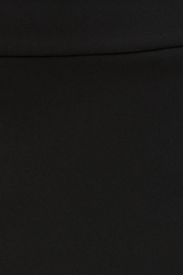 Crepe Midi Skirt Jet Black large