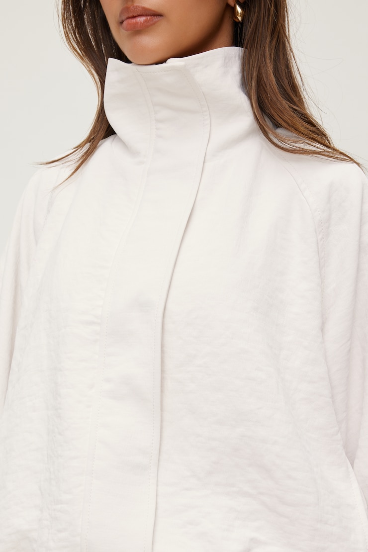 High Neck Airflow Anorak Calming Off White large