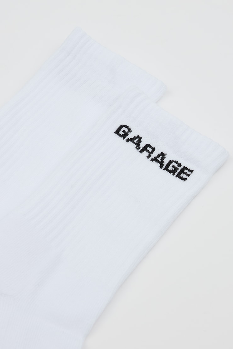 SoftCotton The Classic Crew Socks, Bright White, large
