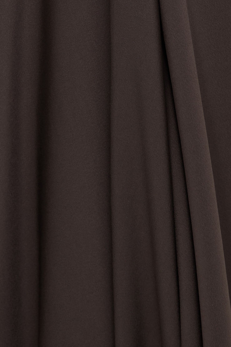 Sculpt Twisted Midi Skirt Java Brown large