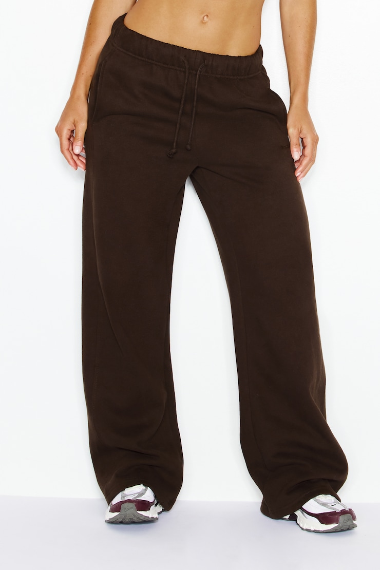 UltraFleece Straight Leg Sweatpants, Armadillo Brown, large