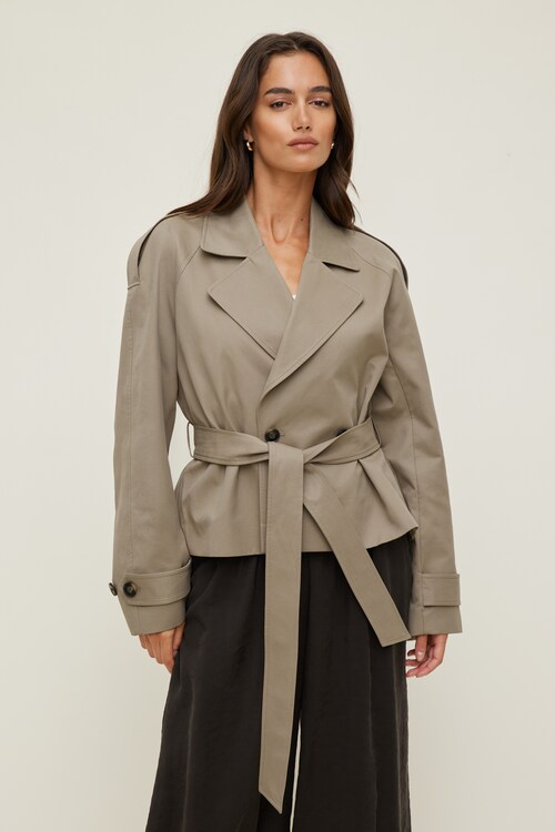 Remi Short Trench Coat – Dynamite