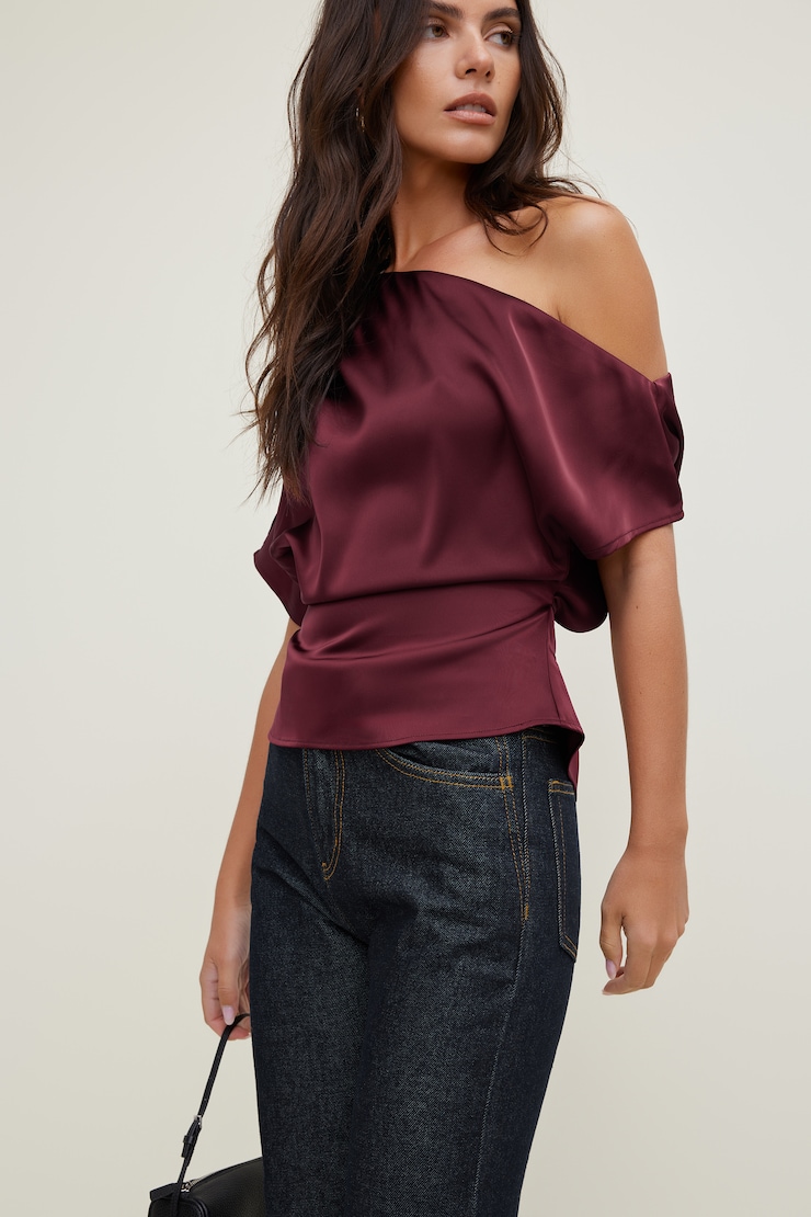 Alexa Satin Blouse
