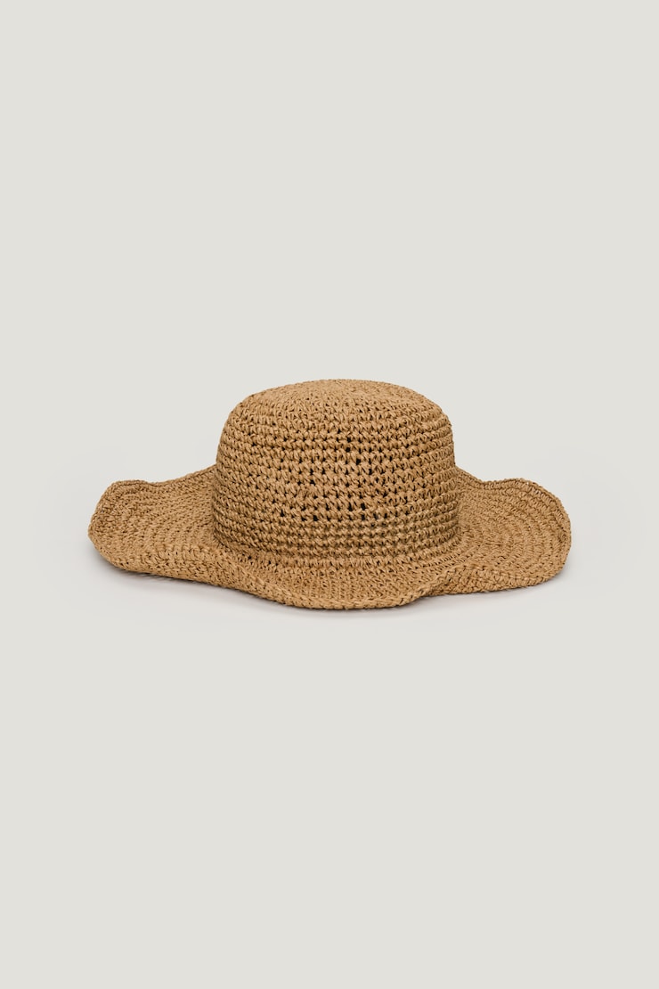 Straw Bucket Hat