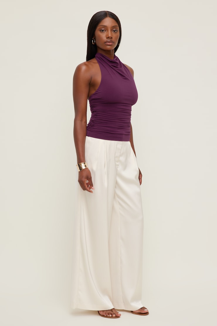 Bry Sculpt Halter Top Plum Caspia Purple large