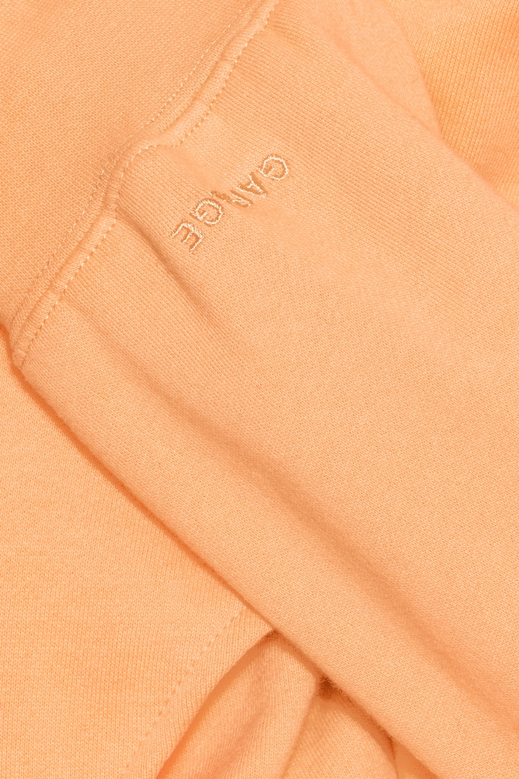 UltraFleece Cotton Zip Hoodie, Juicy Peach Orange, large