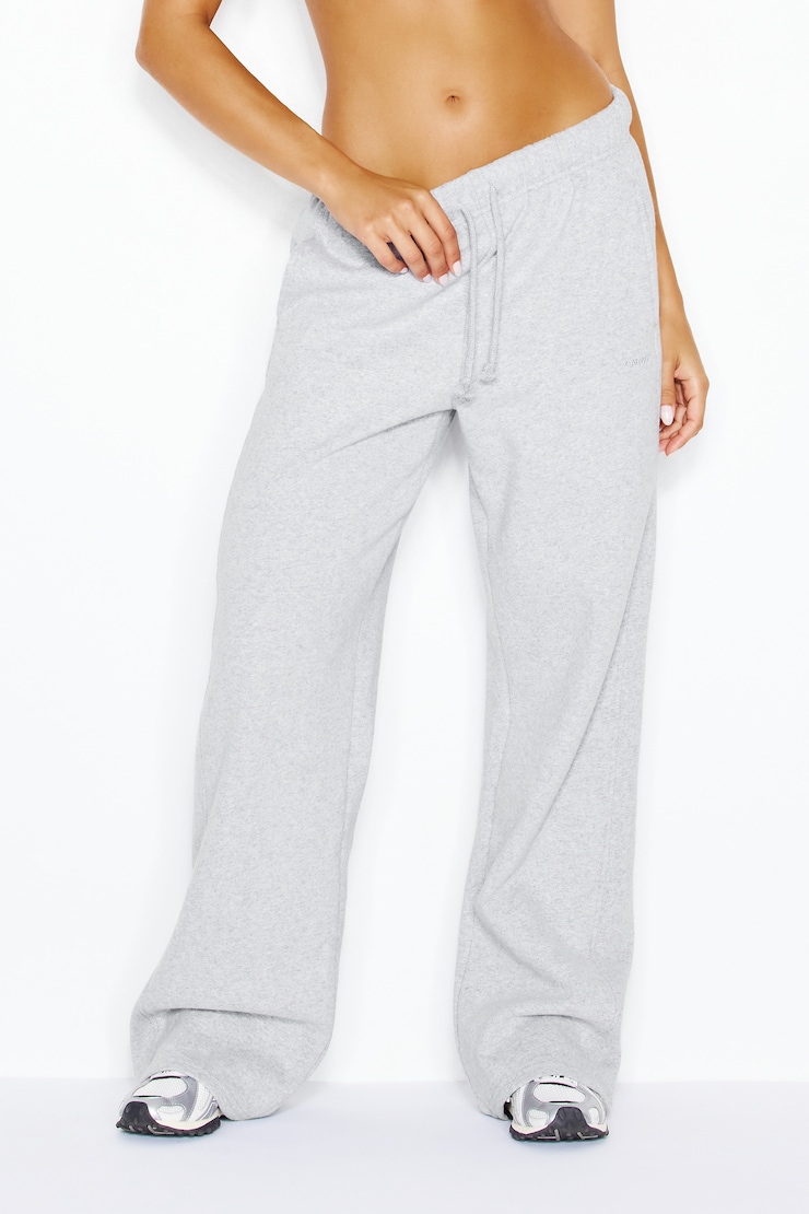 UltraFleece Straight Leg Sweatpants, Mid Grey Mix, large