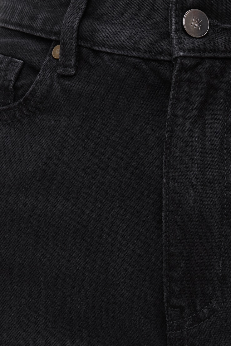 Harlow Ultra High Rise Wide Leg Jeans Granite Black large