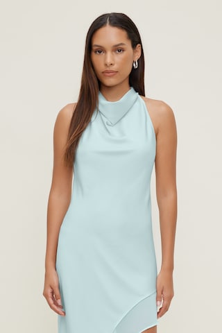 dynamite blue dress Color | Women Blue trend Fashion & Styles Length:Full Length date-night Linen Backless Dress: Tiered An essential for plans