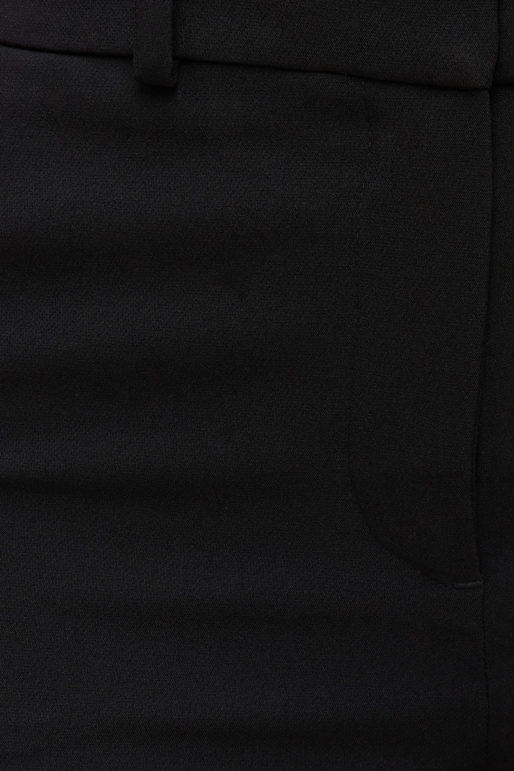 High Rise Slim Fit Pants Jet Black large