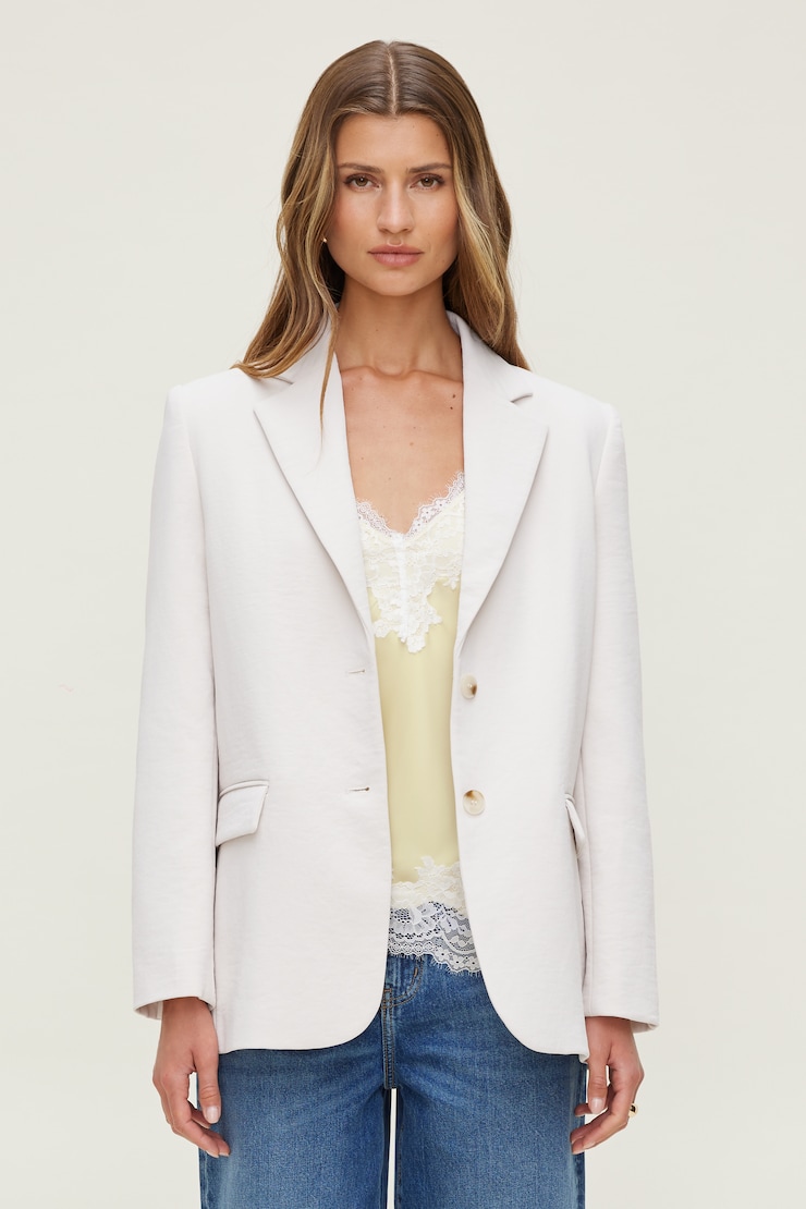 Airflow Relaxed Blazer Polished Pearl Beige large