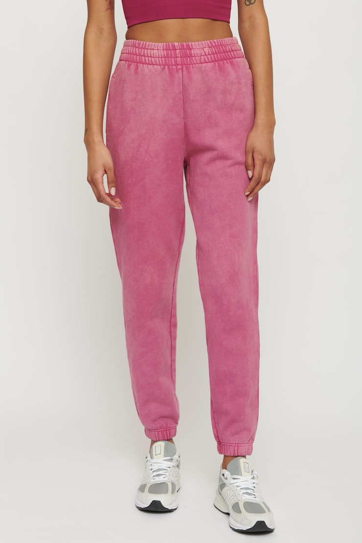 Lafayette French Terry Joggers Garment-Dyed Berry Wine large