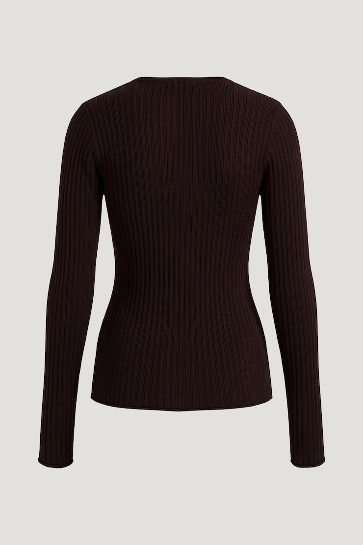 Bell Sleeve Cardigan Cherry Lacquer Burgundy large