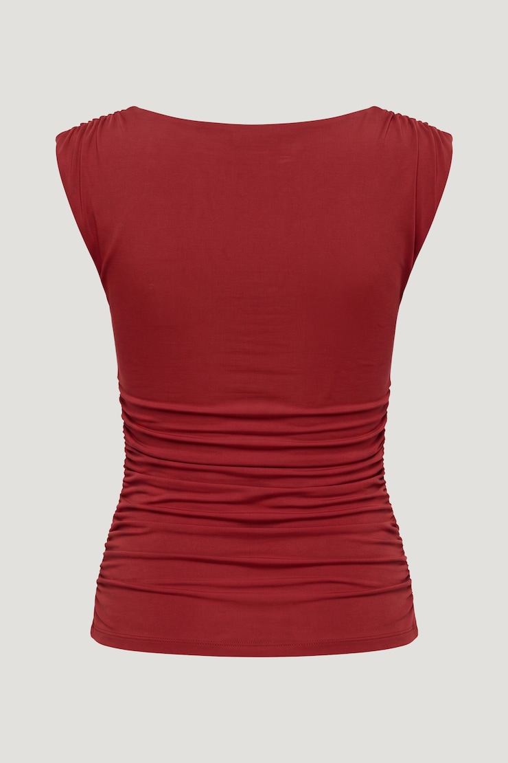 Sculpt Plunge Tank Top