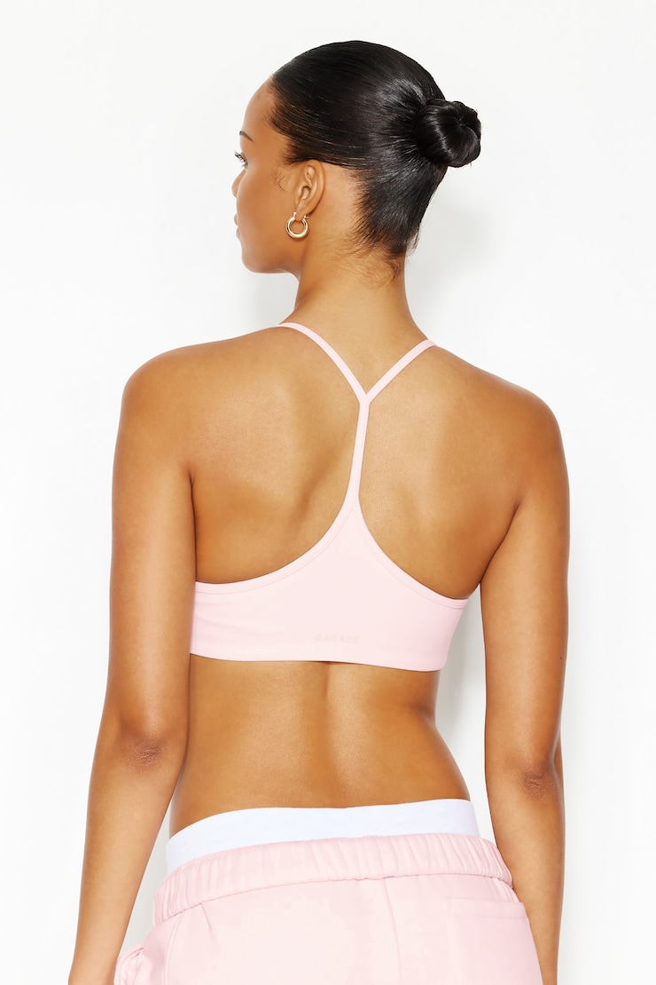 Active Y-Back Bra, Pink, large