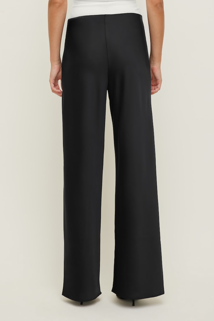 Izzy Wide Leg Satin Pants