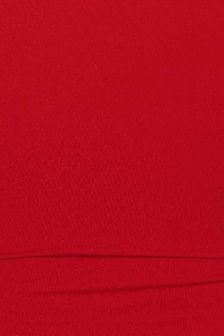 Sleek Crossover T-Shirt, Scarlet Flame Red, large