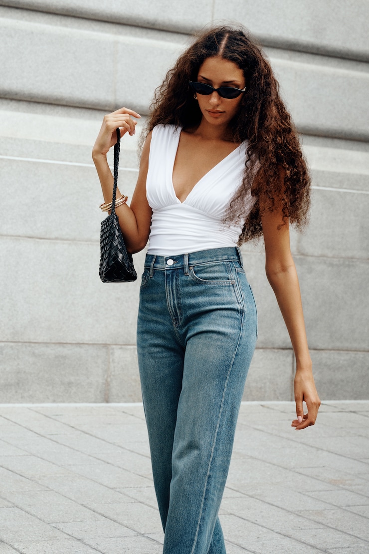 Sculpt Plunge Tank Top