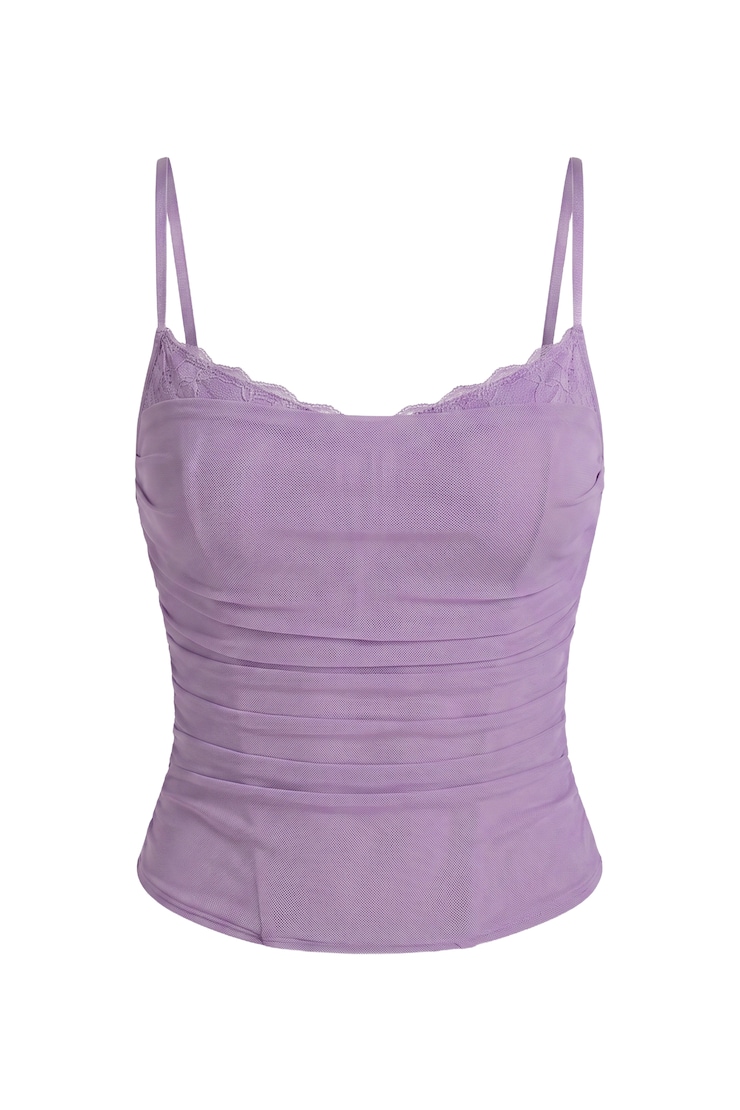 Ally Mesh Peekaboo Bustier, Charged Lilac Purple, large