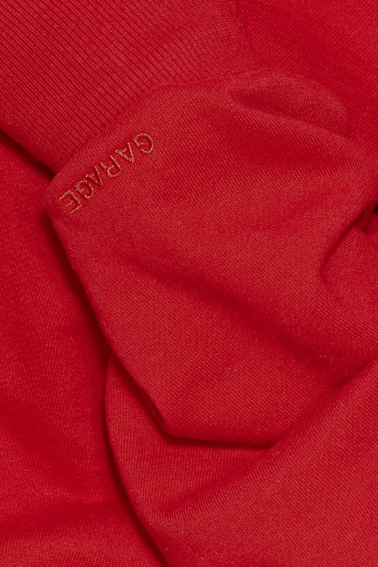 SoftTerry™ Rib Off Shoulder Sweater, Scarlet Flame Red, large