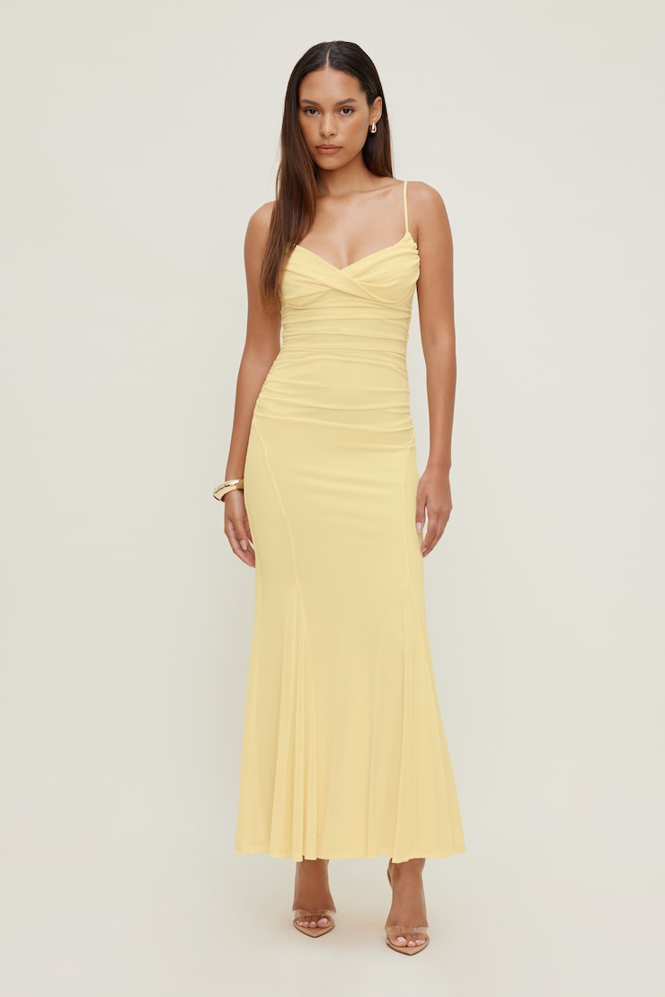 Delphi Mesh Maxi Dress
