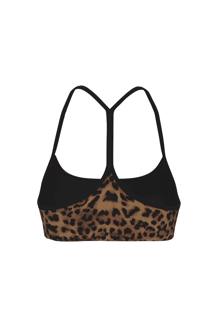 Active Y-Back Bra, Untamed Leopard/Jet Black, large