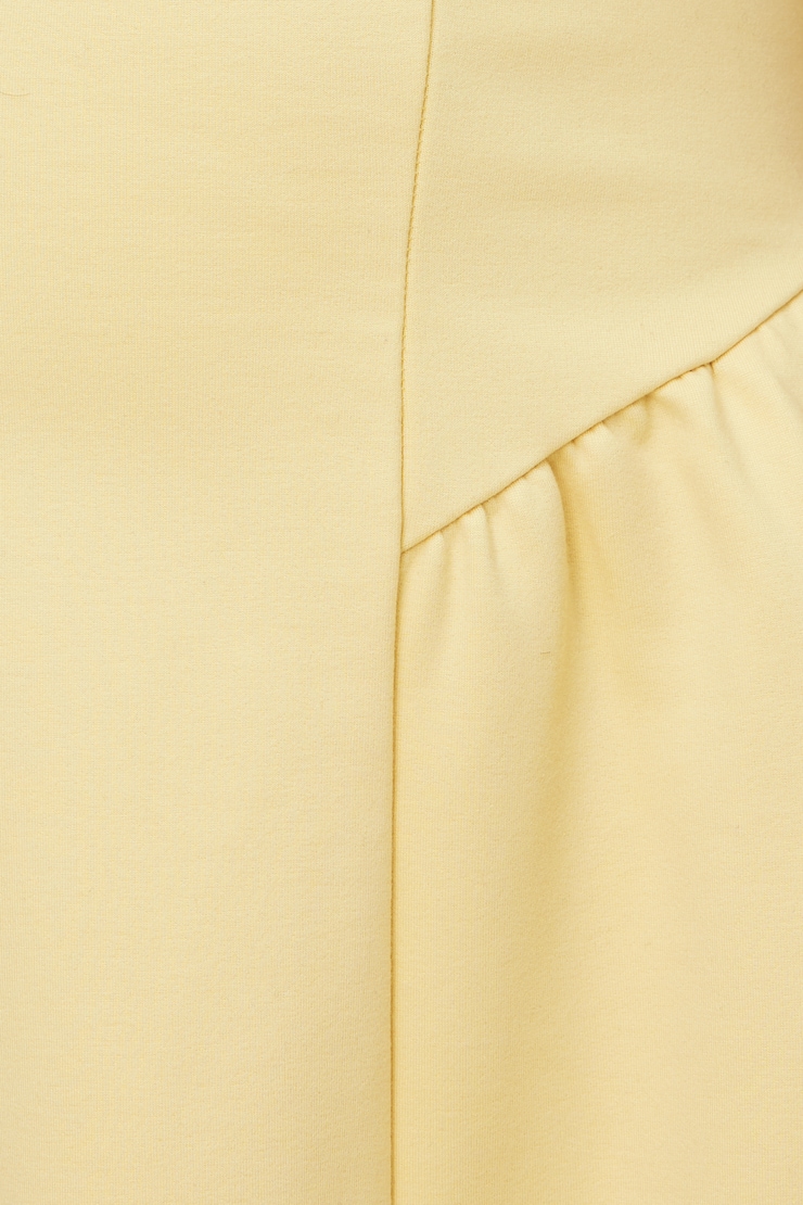 Irina Ponte Midi Dress Pale Yellow large