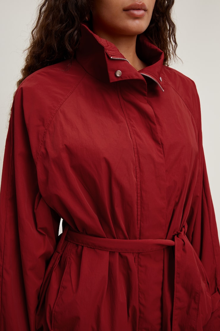 Hazel Bubble Anorak Savvy Red large