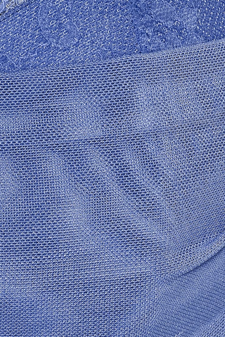 Ally Mesh Peekaboo Bustier, Blue Blush, large