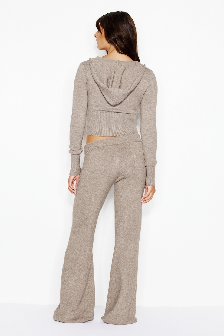 Sweater Pants, Warm Taupe Melange, large