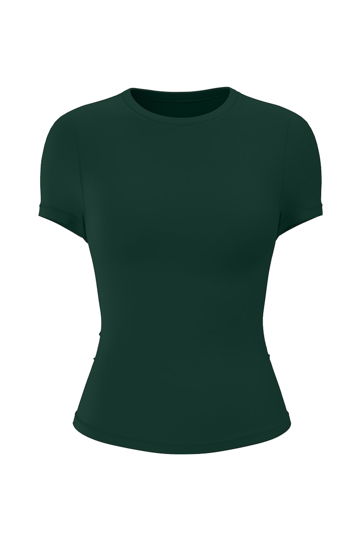 Baretouch Crewneck T-Shirt, Green Envy, large
