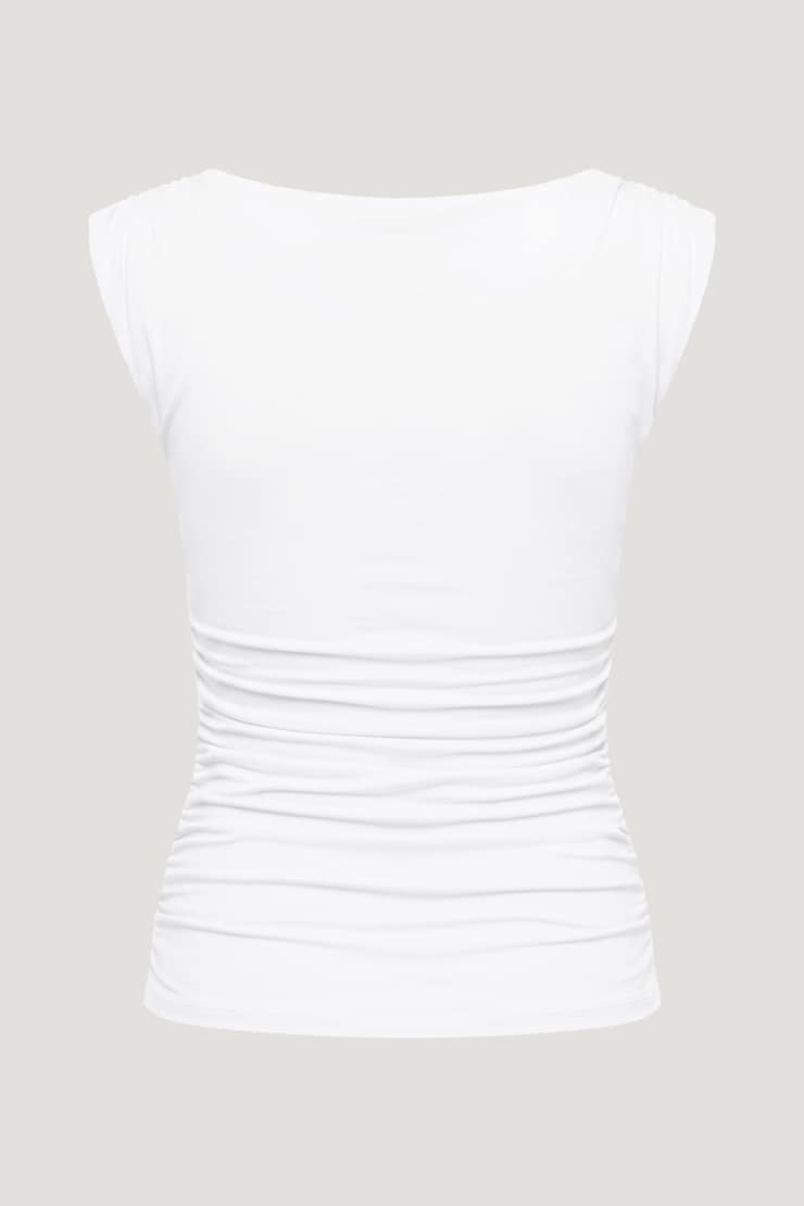 Sculpt Plunge Tank Top