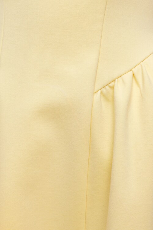 Irina Ponte Maxi Dress Yellow | Dynamite
