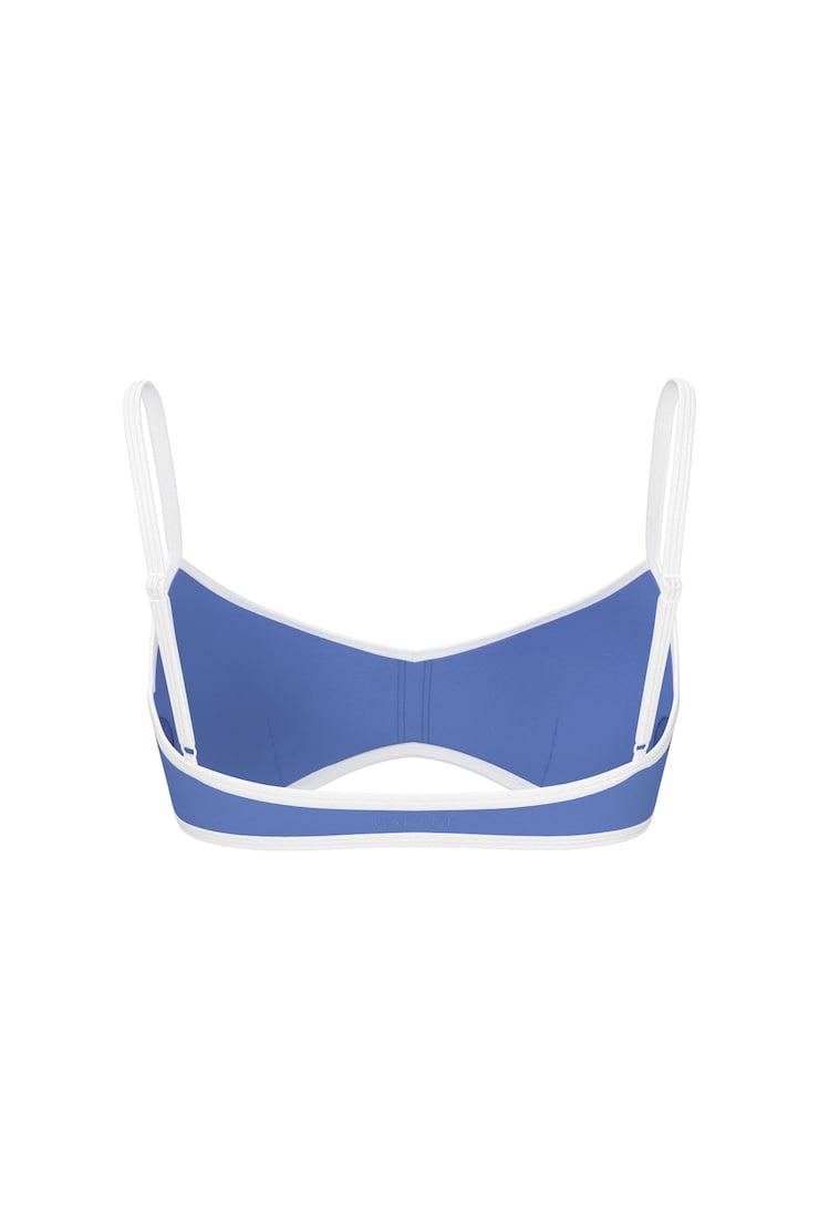 Active Micro Bra, Blue Blush/Snow White, large