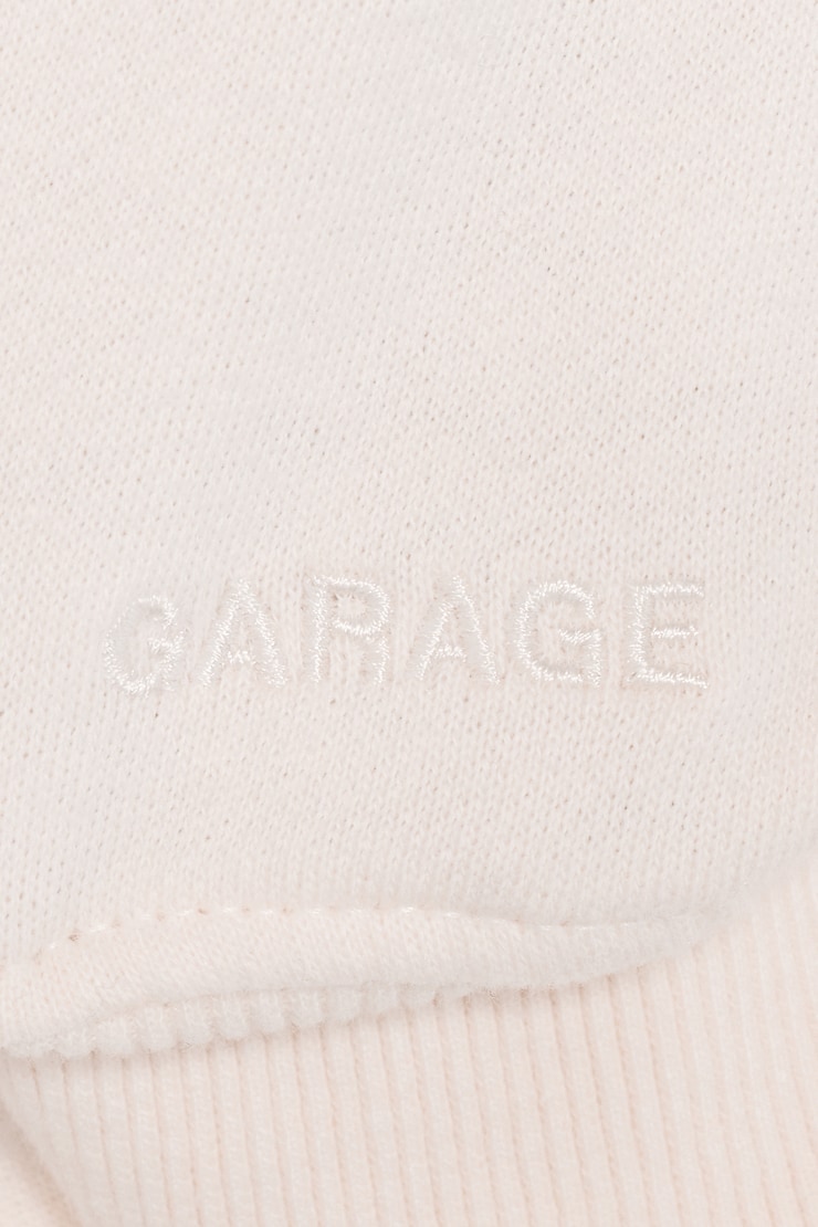 UltraFleece Hoodie, Sweet Cream with Chenille Logo Art, large