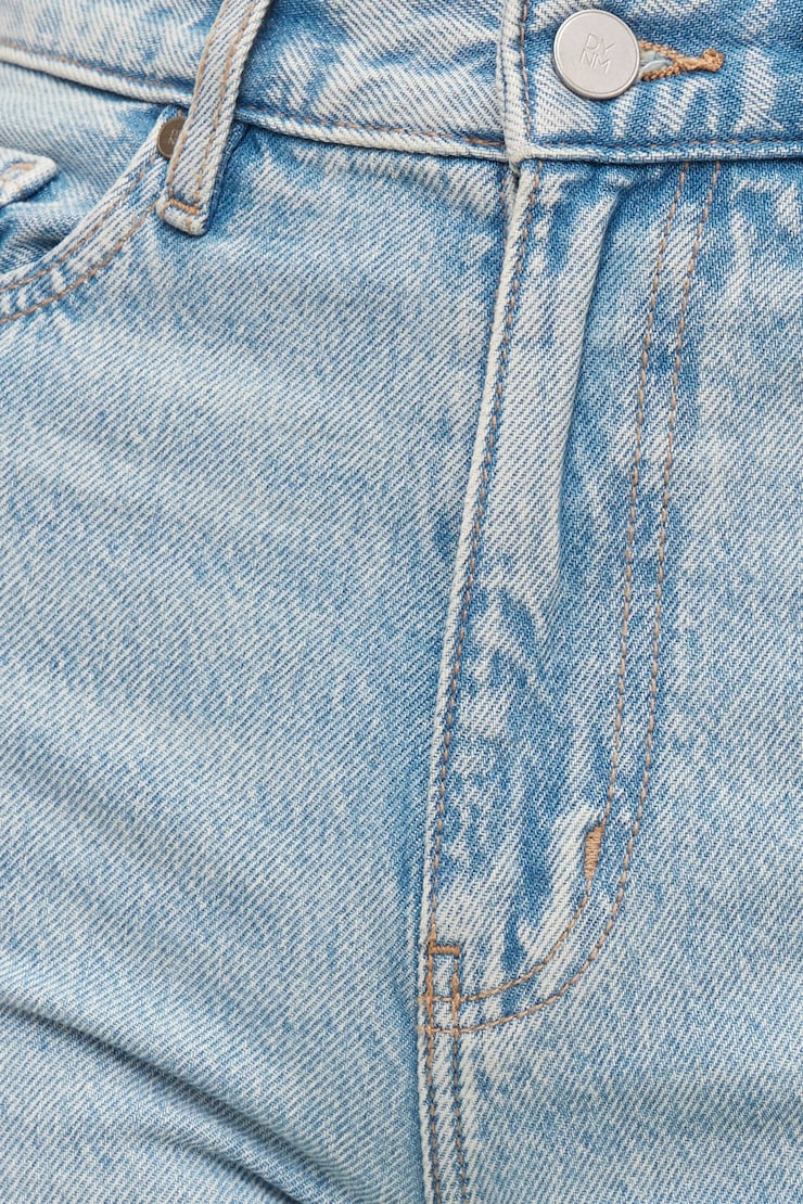 Harlow Ultra High Rise Wide Leg Jeans Light Indigo / Iceberg large