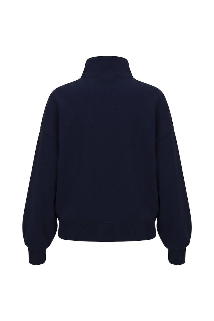 UltraFleece Half Zip Sweatshirt, Naughty Navy Blue, large
