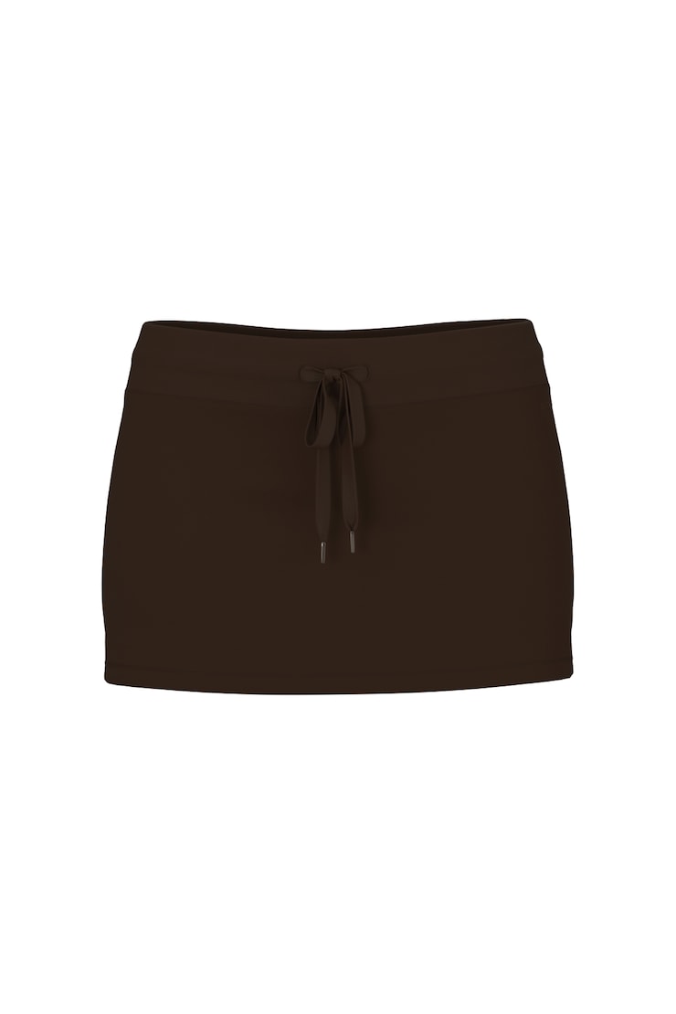 StretchTerry™ Micro Skort, Armadillo Brown, large