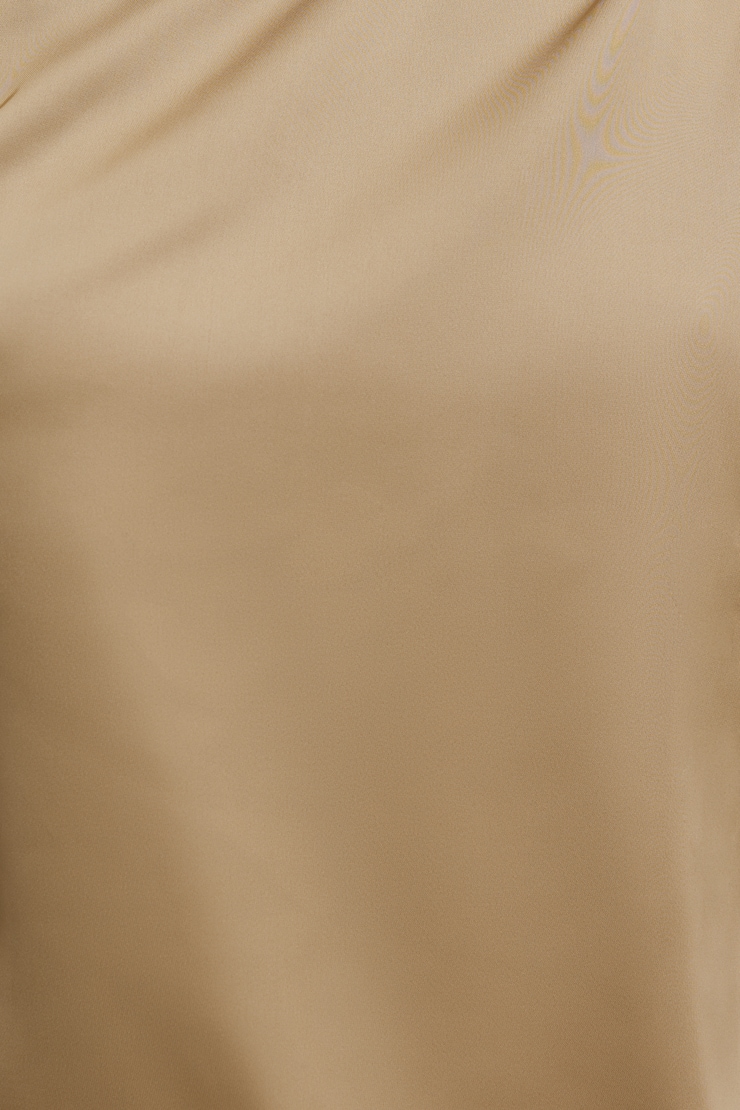Single Shoulder Satin Top