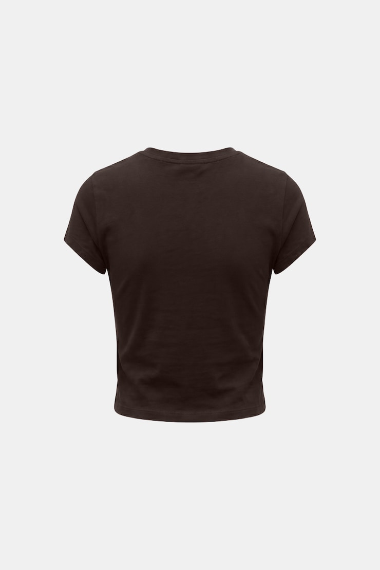 Relaxed Baby T-Shirt, Chocolate Mousse Brown, large