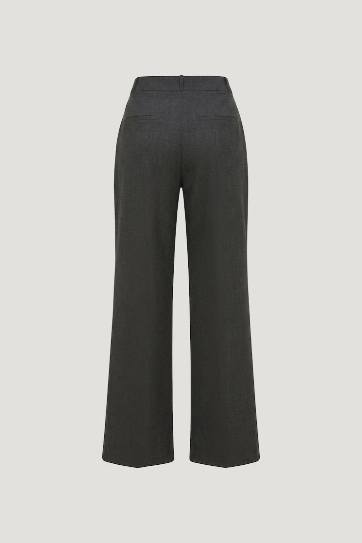 Alex Wide Leg Pants Anchor Grey Melange large